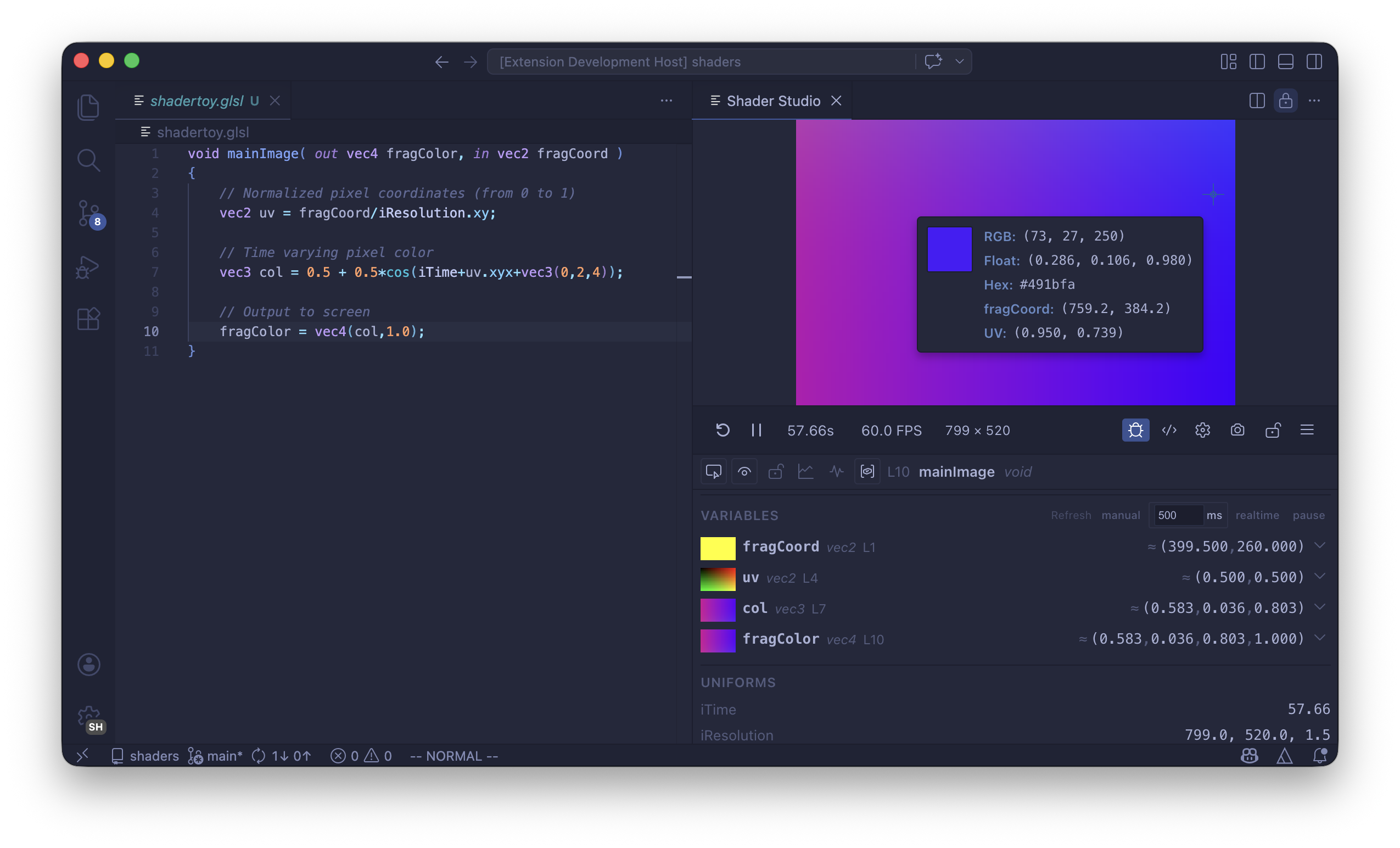 Shader Studio overview